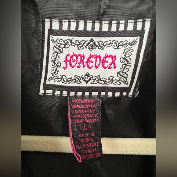 Forever Women's Plaid Double‑Breasted Peacoat - Picture 12 of 12